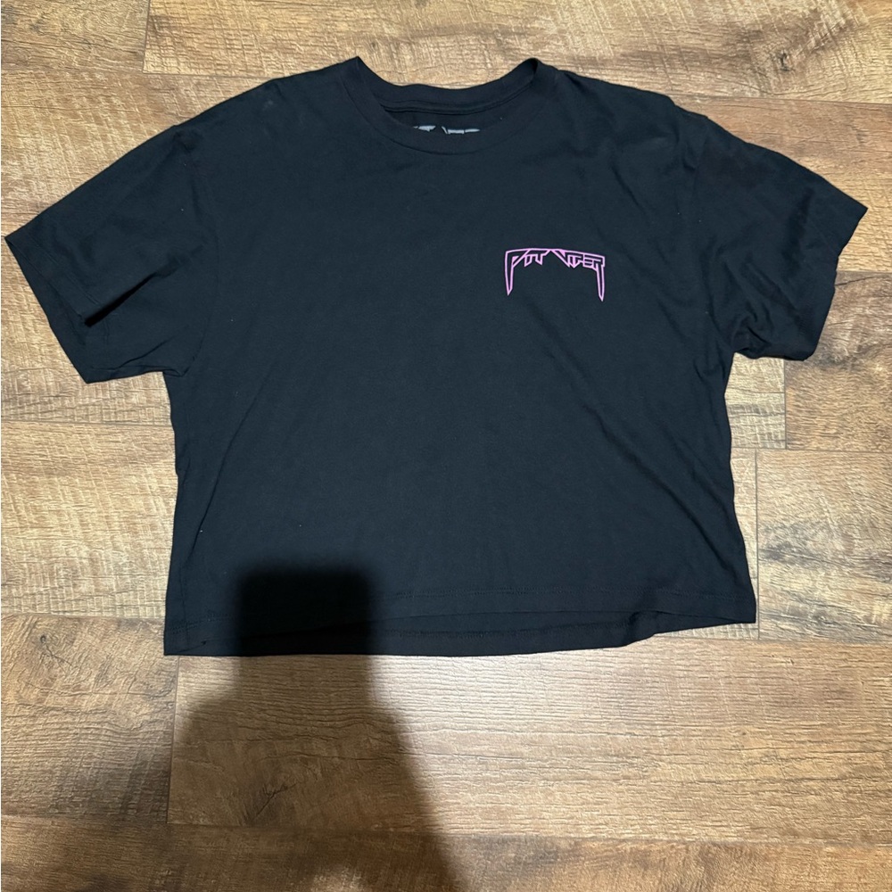 Black Pit Viper Crop Top